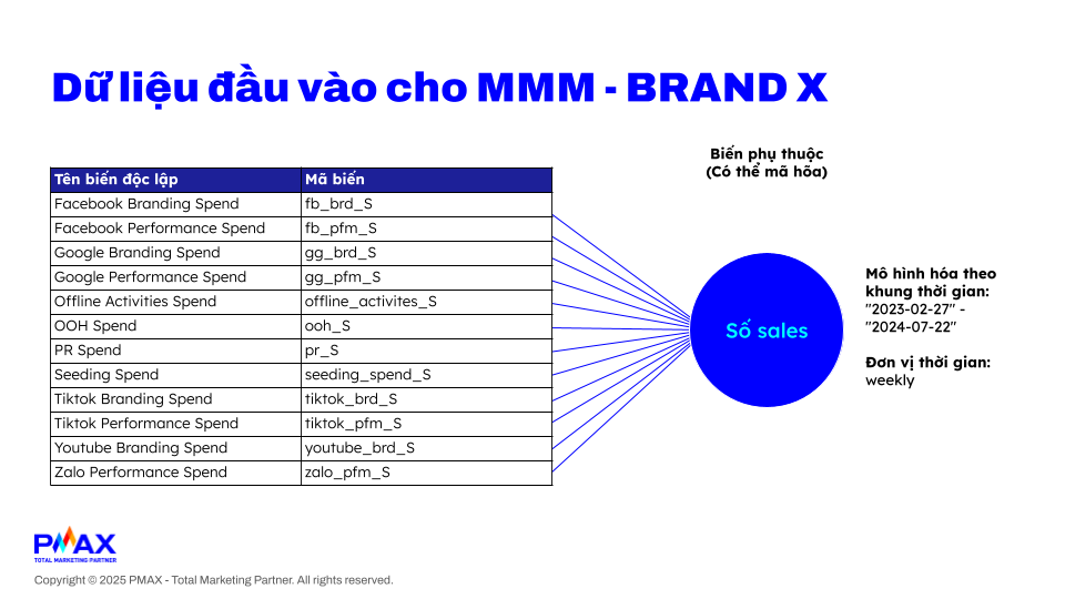 Ảnh 2: Ví dụ về dữ liệu đầu vào từ một khách hàng cung cấp đến PMAX