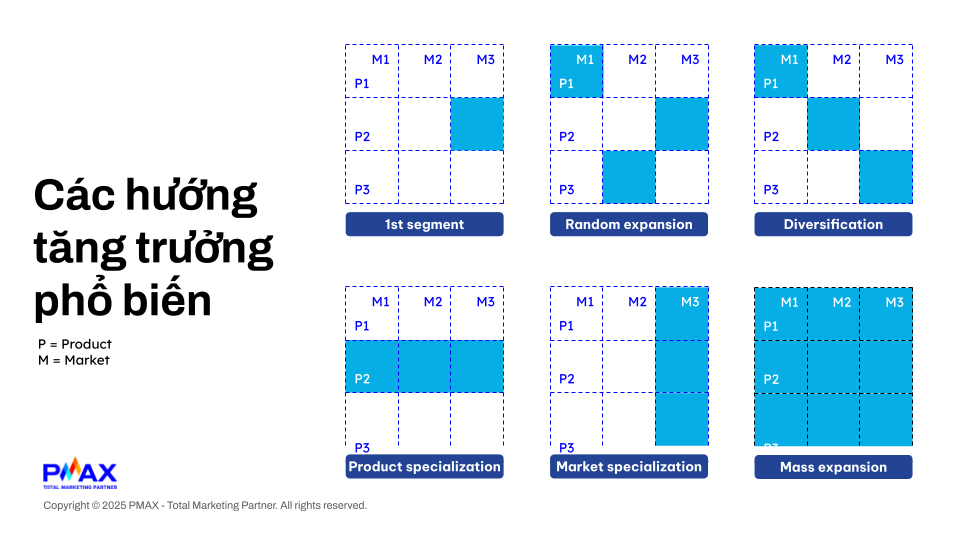 Ảnh 2: Các hướng tăng trưởng phổ biến